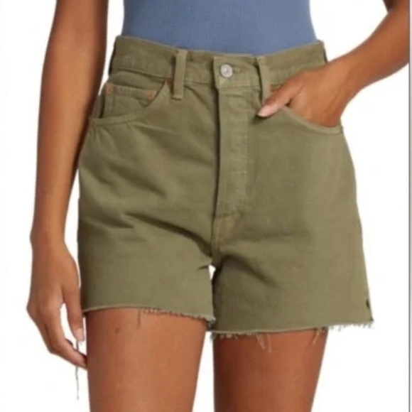 Pants - NWT Re/Done 90s High Rise Loose Denim Shorts